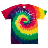 Custom Oversized Tie-Dye Embroidered T-Shirt