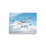 Custom Airplane Photo Paper Poster