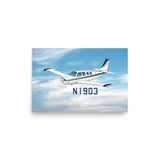 Custom Airplane Photo Paper Poster