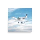 Custom Airplane Photo Paper Poster
