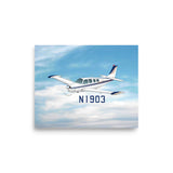 Custom Airplane Photo Paper Poster