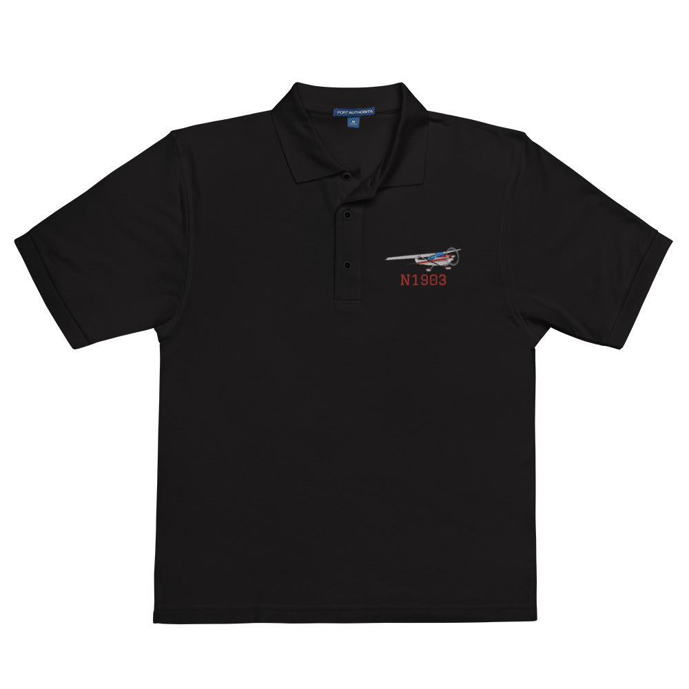 Custom Embroidered Men's Premium Polo AIR35JJ172-R6 - Add your N#