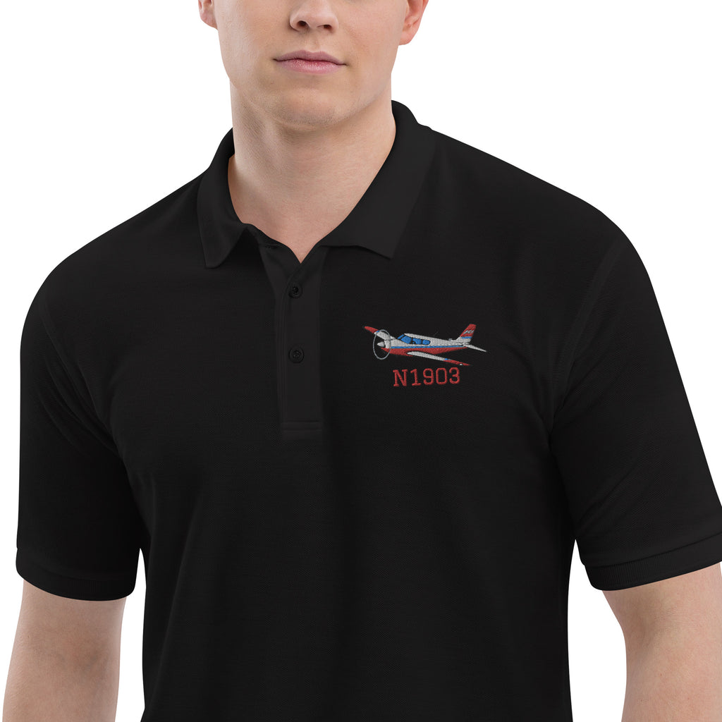 Custom Embroidered Men's Premium Polo AIRG9G3FD250-RS1 - Add your N#