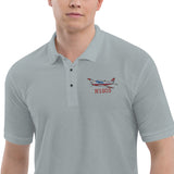 Custom Embroidered Men's Premium Polo AIRG9G3FD250-RS1 - Add your N#