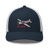 Custom Embroidered Retro Trucker Cap