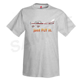 just Fly it Aviation Theme T-Shirt - Personalized w/ Your Airplane