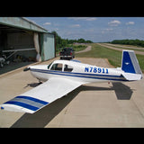 Airplane Design (Blue/Silver#2) - AIRDFFM20-BS2
