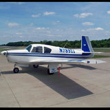 Airplane Design (Blue/Silver#2) - AIRDFFM20-BS2