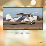Aeronca Champ (Red #3) High Flight HD Airplane Sign