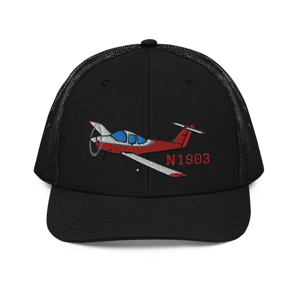 Airplane Embroidered Richardson Trucker Cap (AIRG9GKFD-R2) - Add your N#