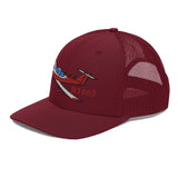 Airplane Embroidered Richardson Trucker Cap (AIRG9GKFD-R2) - Add your N#