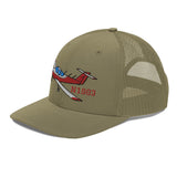Airplane Embroidered Richardson Trucker Cap (AIRG9GKFD-R2) - Add your N#