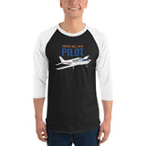 Custom 3/4 Sleeve Raglan Shirt (AIRG9G385140-BO1) - Personalized
