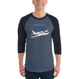 Custom 3/4 Sleeve Raglan Shirt (AIRG9G385140-BO1) - Personalized