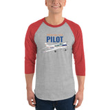 Custom 3/4 Sleeve Raglan Shirt (AIRG9G385140-BO1) - Personalized