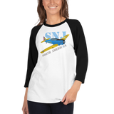 Custom 3/4 Sleeve Raglan Shirt