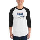 Custom 3/4 Sleeve Raglan Shirt (AIRG9G385140-BO1) - Personalized