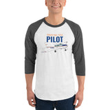 Custom 3/4 Sleeve Raglan Shirt (AIRG9G385140-BO1) - Personalized