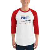 Custom 3/4 Sleeve Raglan Shirt (AIRG9G385140-BO1) - Personalized