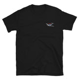 Airplane Embroidered Gildan 6400 Shirt (AIR2554L3-BR2) - Add your N#