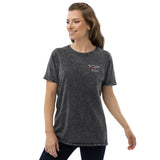 Custom Embroidered Denim T-Shirt