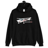 Remos GX Gildan Hoodie - Personalized w/ your Airplane Aircraft