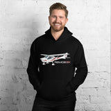 Remos GX Gildan Hoodie - Personalized w/ your Airplane Aircraft