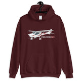 Remos GX Gildan Hoodie - Personalized w/ your Airplane Aircraft