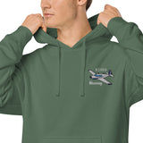 Mooney Airplane Pigment-Dyed Hoodie - Personalized with Your N#