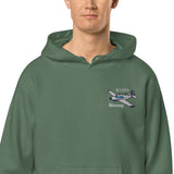 Mooney Airplane Pigment-Dyed Hoodie - Personalized with Your N#
