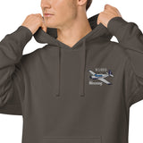 Mooney Airplane Pigment-Dyed Hoodie - Personalized with Your N#