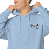 Mooney Airplane Pigment-Dyed Hoodie - Personalized with Your N#