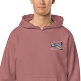 Mooney Airplane Pigment-Dyed Hoodie - Personalized with Your N#
