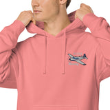 Mooney Airplane Pigment-Dyed Hoodie - Personalized with Your N#