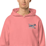 Mooney Airplane Pigment-Dyed Hoodie - Personalized with Your N#