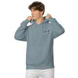 Mooney Airplane Pigment-Dyed Hoodie - Personalized with Your N#