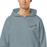 Mooney Airplane Pigment-Dyed Hoodie - Personalized with Your N#