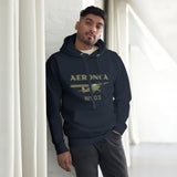 Aeronca Champ (Olive Green) Unisex Premium Hoodie - Add Your N#