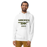 Aeronca Champ (Olive Green) Unisex Premium Hoodie - Add Your N#