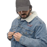 Custom Denim Sherpa Jacket (Left Chest)