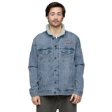 Custom Denim Sherpa Jacket (Left Chest)