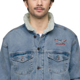 Custom Denim Sherpa Jacket (Left Chest)