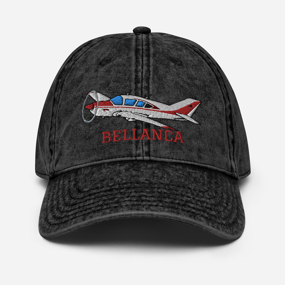 Bellanca Super Viking Airplane Embroidered Vintage Hat  - Add your N#