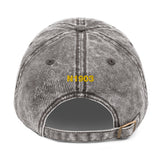 Pilatus Airplane Embroidered Vintage Hat (AIRG9CPC24-GLD) - Add your N#