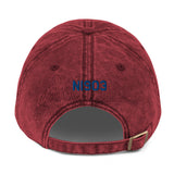 Airplane Embroidered Vintage Hat (AIR1M98LJ-B2) - Add your N#