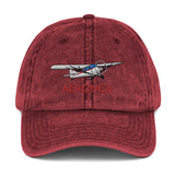 Aeronca Chief Airplane Embroidered Vintage Hat (AIRJ5I38911AC-R1) - Add your N#