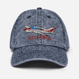 Bellanca Super Viking Airplane Embroidered Vintage Hat  - Add your N#