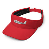 Custom Embroidered Flexfit Visor Cap