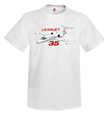 Learjet 35 Airplane T-Shirt - Personalized with Your N#