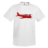 Airplane T-shirt (Red) AIR255J95-R1 - Personalized with Your N#